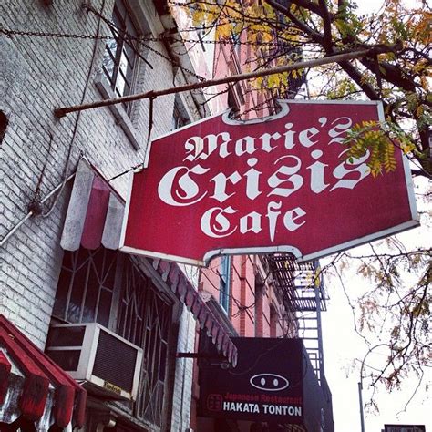 Maries Crisis Cafe In New York Ny This Exists I Need To Go Here