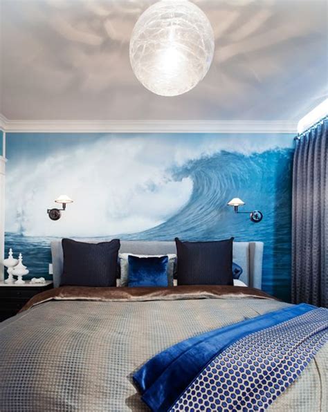 Blue Masculine Bedroom Design