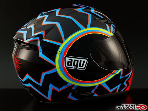 Si valentino rossi est votre pilote préféré motogp™, vous êtes au bon endroit pour acheter tout le merchandising officiel de la vr46 du pilote italien du. AGV K3 Rossi Icon & 46 Replica Helmets - Sportbikes.net