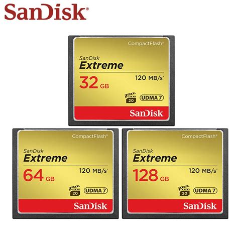 Sandisk cf card extreme 64 gb 160 mb/s. SanDisk Memory Card 32GB CompactFlash Extreme CF Card 64GB ...