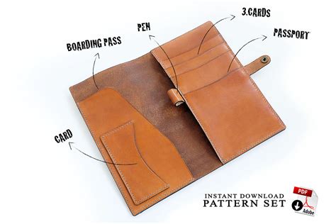 Leather Card Holder Wallet Pattern