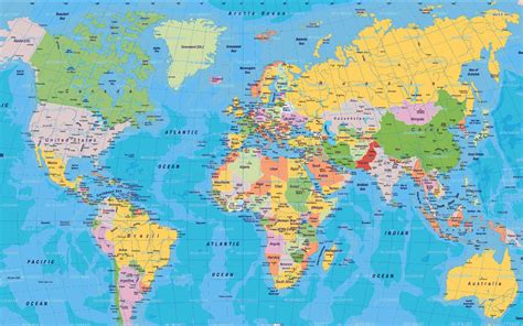 World Map Wallpaper High Resolution High Quality World