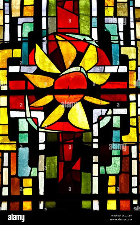 Sainte Jeanne Darc Church Stained Glass Window By Max Ingrand 1908