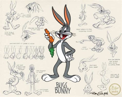 Bugs Bunny Model Sheet Choice Fine Art