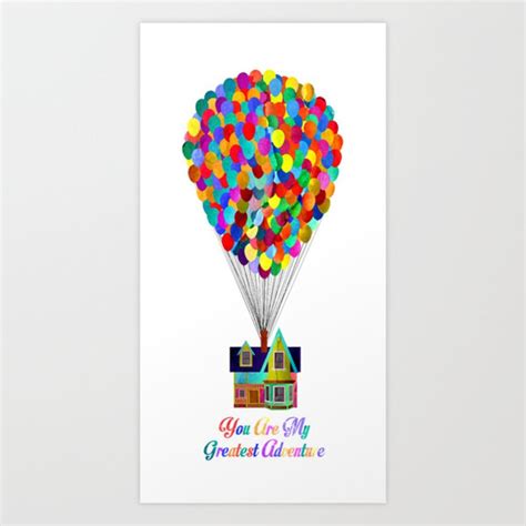 Disney And Pixars Up You Are My Greatest Adventure Art Etsy