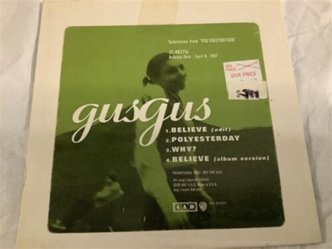 gus gus sampler 4trx w rare edit promo dj cd single 4ad ebay