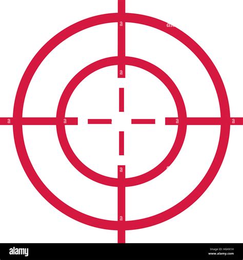 Red Target Cross Hair Stock Photo Royalty Free Image 130700685 Alamy