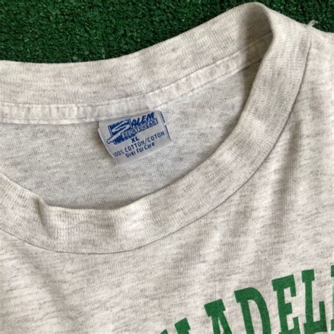 1993 Philadelphia Eagles Double Sided Salem Nfl T Shirt Size Xl Rare Vntg