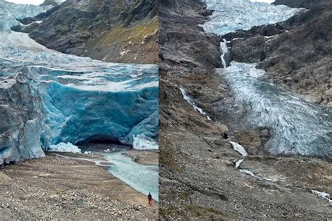Glacial Erosion Before And After