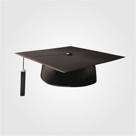 Premium Vector Graduation Cap Isolate On White