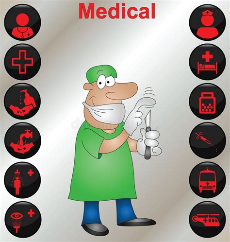 Surgeon Career Icon Or Symbol Stock Vector Illustration Of Symbol