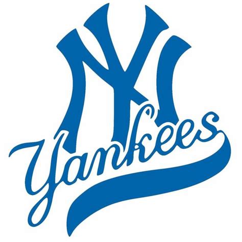 Blue New York Yankees Vinyl Sticker Decal 3 X4 Ebay