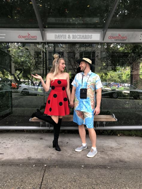Diy Couples Halloween Costume “the Travel Bug”
