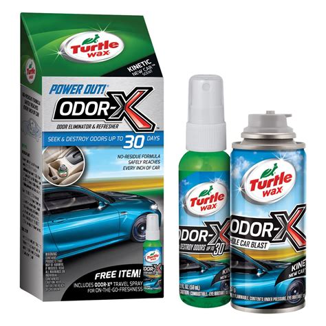 Turtle Wax Power Out Odor X Whole Car Blast And Refresher Spray 2 Piece