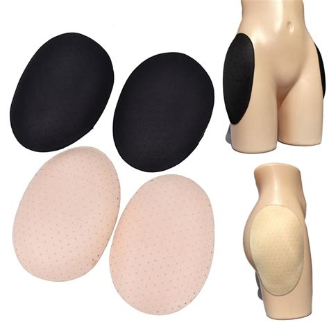 2pcs Self Adhesive Reusable Padded Hip Butt Breathable Sponge Hip Pads Specialty Beautify Hip