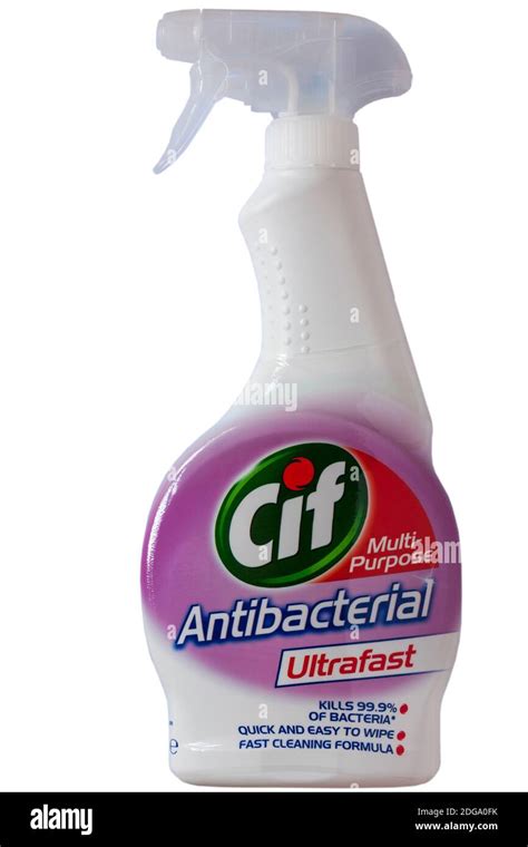Spray Bottle Of Cif Multi Purpose Antibacterial Ultrafast Cleaner