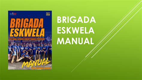 Brigada Eskwela Manual