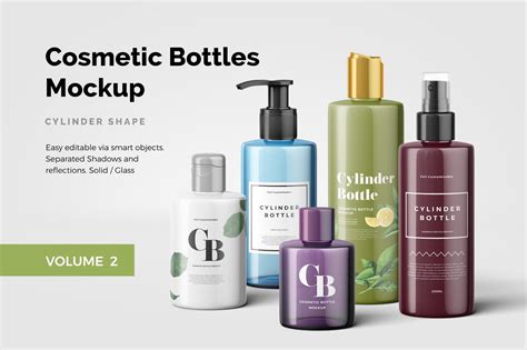 Cosmetic Bottles Mockup Vol.2 ~ Product Mockups ~ Creative Market
