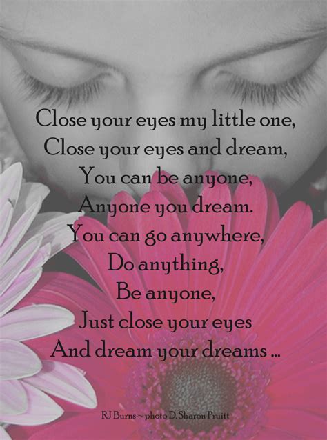 Dream Your Dreams ~ Inspirational Poem For Children