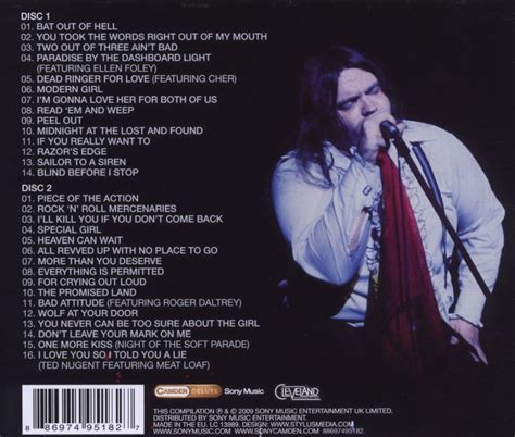 Meat Loaf Piece Of The Action Meat Loaf Cd Album Muziek