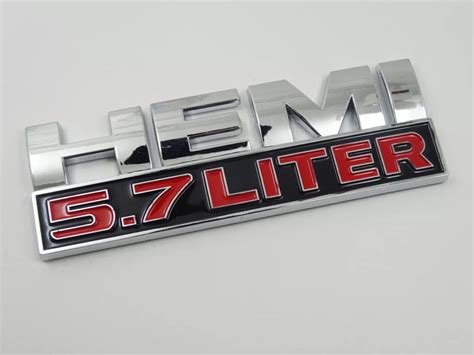 Chrysler Chrome Logo Emblem Badge Symbol 300c V8 Hemi57l Rear Sides