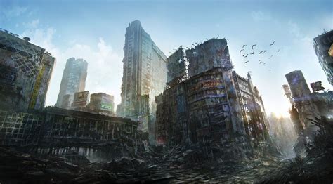 Cyberpunk And Post Apocalyptic Art Of Jonas De Ro Landscape Concept