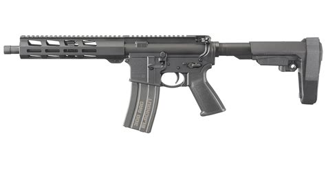 Ruger Ar 556 300 Blackout Semi Automatic Pistol With Sb Tactical