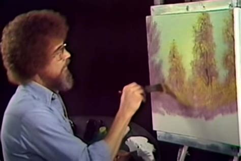 You Can Own Bob Ross First Ever Painting From ‘the Joy Of Painting