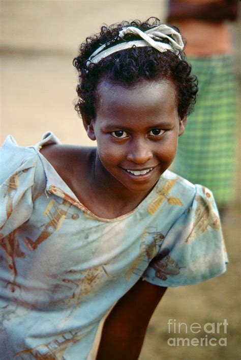 Beautiful Girl Smiling In Mogadishu Somalia Photograph By Wernher Krutein
