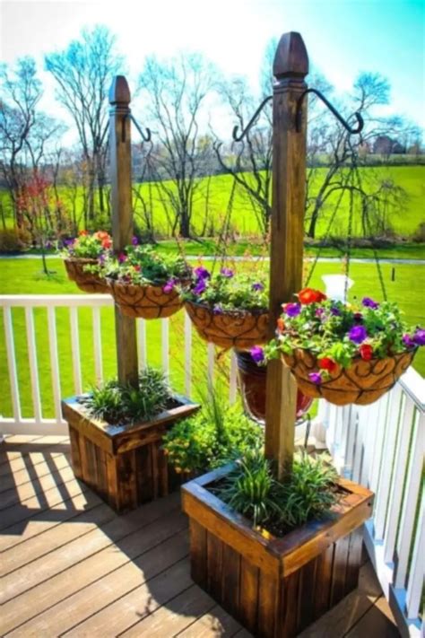 43 Charming Outdoor Hanging Planters Ideas To Brighten Your Yard