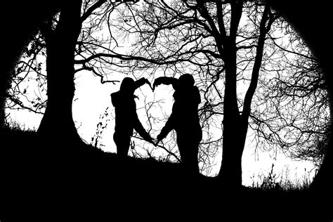 Fotos gratis : en blanco y negro, amor, corazón, noche ...