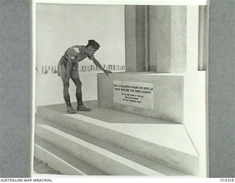 Memorial To The Heroes Of Tobruk At The Going Down Of The Sun And In