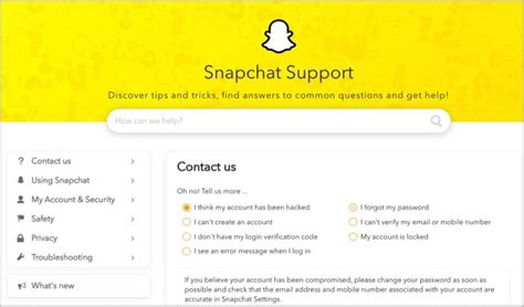 Cómo recuperar la cuenta Snapchat en iPhone y Android