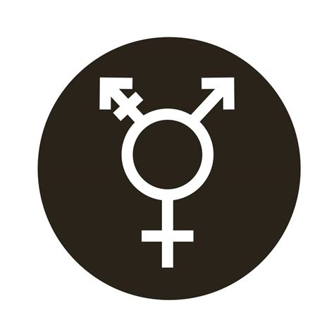 Bisexual Man Gender Symbol Of Sexual Orientation Block Style Icon