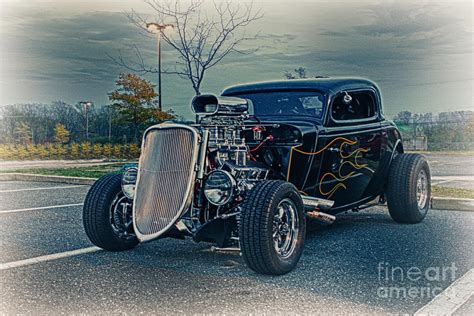 Hdr Hot Rod Car Cars Vintage Classic Old Photography Photo Picture Art
