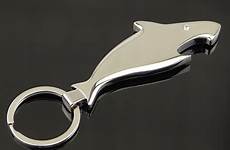 opener bottle creative alloy aluminum gift claw shark keyring beer chain tool ring key bar metal
