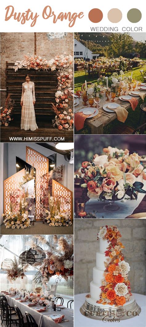 Wedding Color Trends 30 Sunset Dusty Orange Page 2 Of 3 Hi Miss Puff