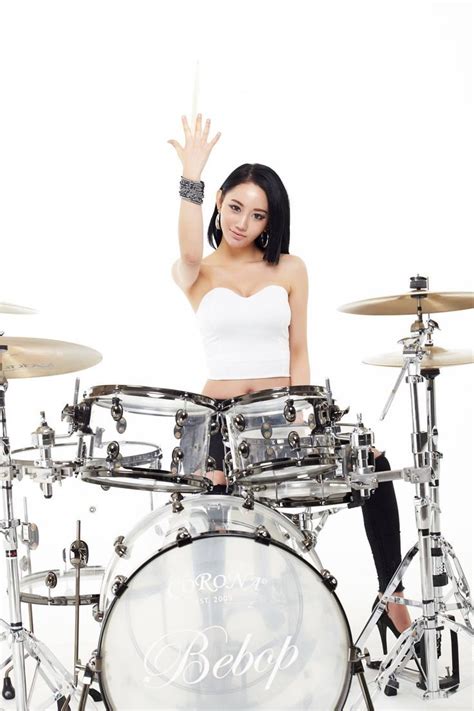 A Yeon Female Drummer Girl Drummer Beautiful Asian Girls