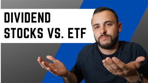 Dividend Stock Vs Etf Pros And Cons Youtube