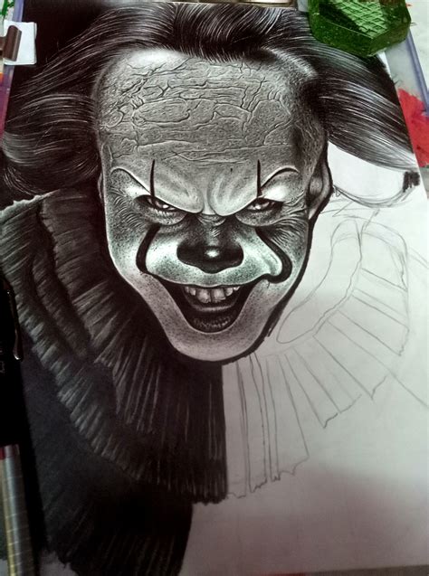 Pennywise Pencil Drawing On Behance