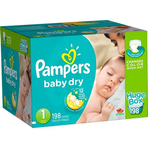 Pampers Baby Dry Diapers Huge Pack Size 1 198 Diapers