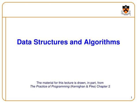 Ppt Data Structures And Algorithms Powerpoint Presentation Free