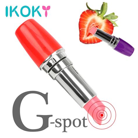 Ikoky Vibrator Hot Mini Secret Lipstick Vibrator Vibrating Jump Egg