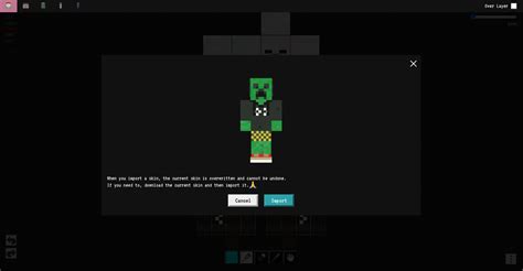 How To Load Your Own Skins And Reset Your Skins Minecraft Skin Editor 2d News