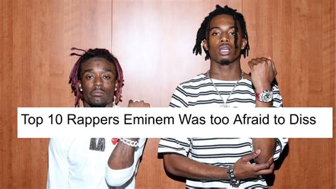 Top 10 Rappers Eminem Was Too Afraid To Diss Youtube