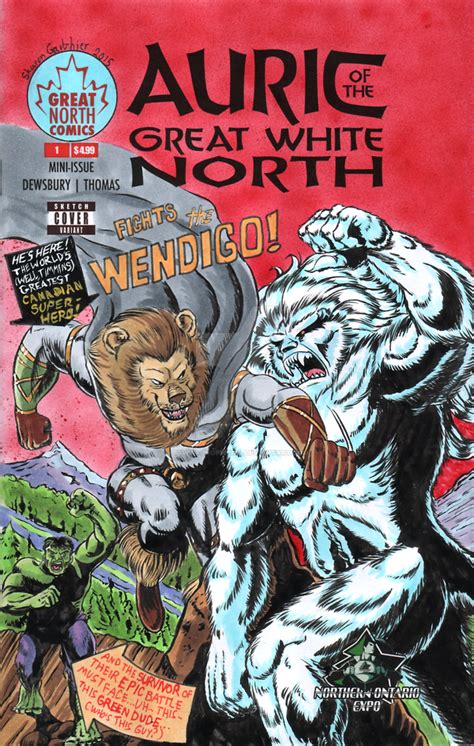 Auric Of The Great White North Sketch Cover By Soveryunofficial On