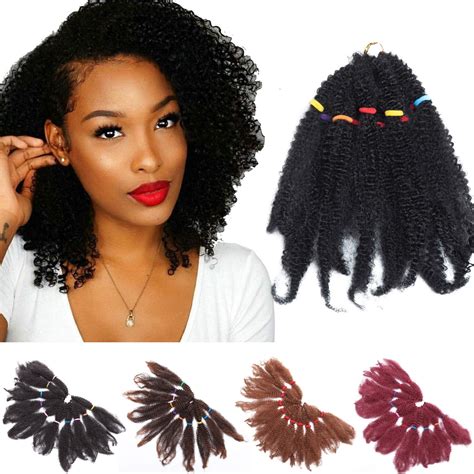 Buy Curly Crochet Hair Bulk Braiding Hair 11 Inch 3 Packs Kinky Twist Crochet Afro Kinky Twists