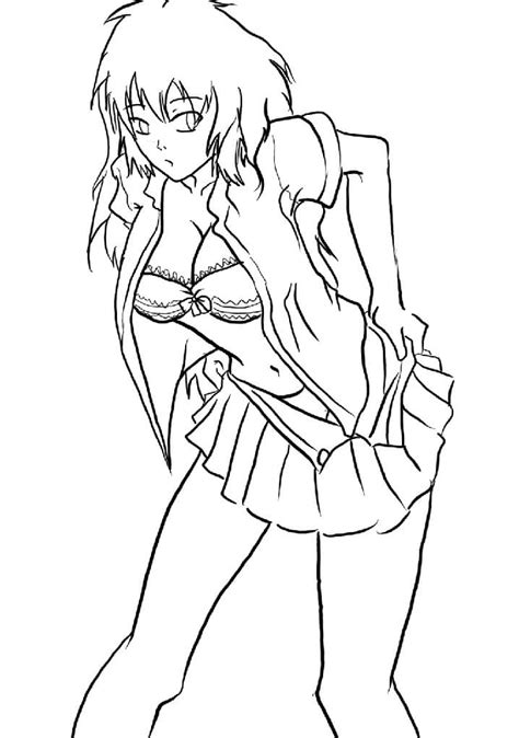 Sexy Girls Printable Coloring Pages
