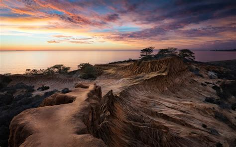 Nature Landscape Desert Coast Sunset Sea Wallpapers Hd Desktop And Mobile Backgrounds