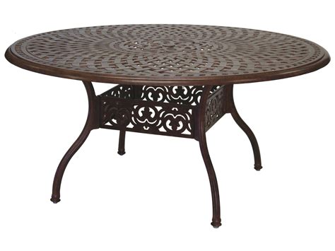 Darlee Outdoor Living Series 60 Cast Aluminum 59 Round Dining Table